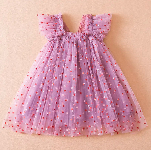 Party Tulle Dress - Mauve