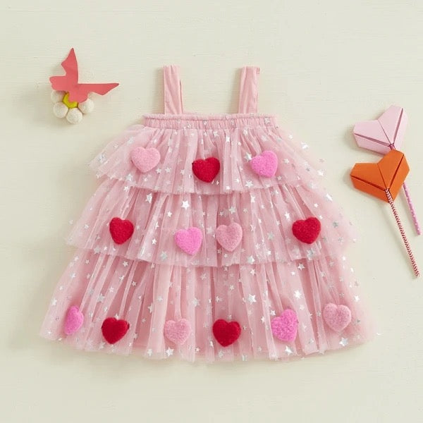 Party Heart Tulle Dress - Pink