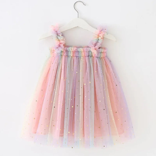 Party Tulle Dress - Pink Ombré