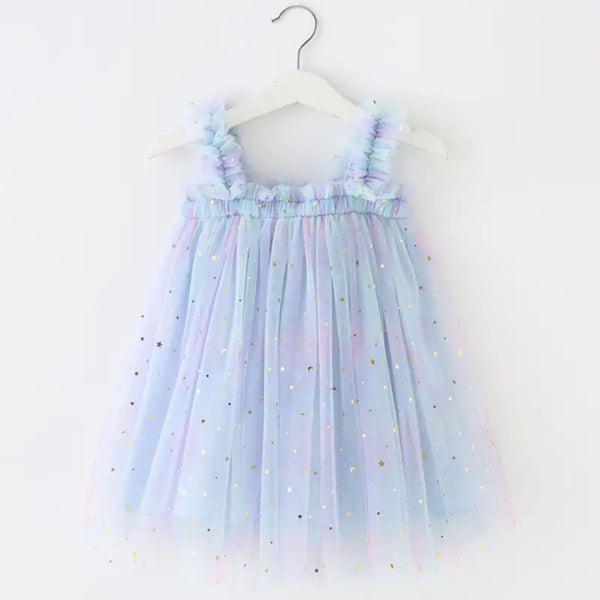 Party Tulle Dress - Cinderella Blue