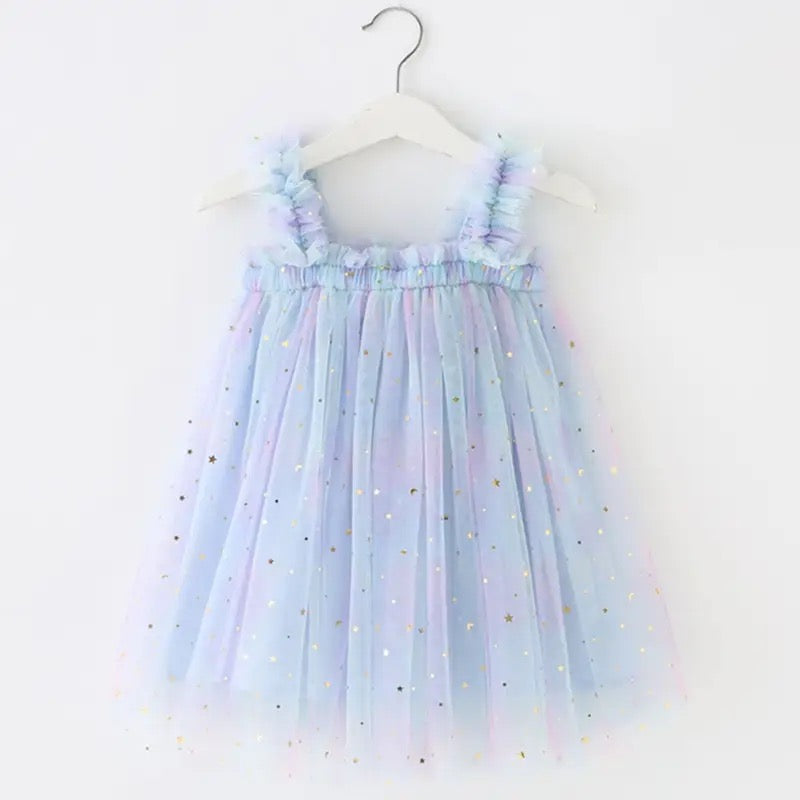 Party Tulle Dress - Cinderella Blue