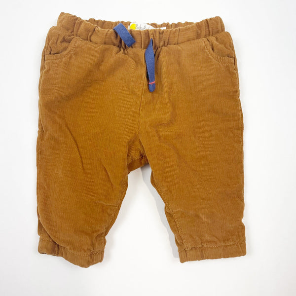 Baby Boy Full Length Corduroy Pants with Dog Embroidered Pocket