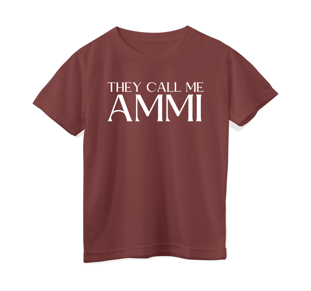 Adult Cotton T-Shirt - They Call Me Ammi