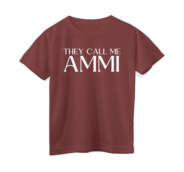 Adult Cotton T-Shirt - They Call Me Ammi