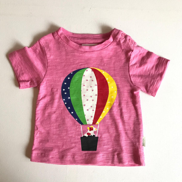 Boys Cotton T-Shirt - Pink Parachute