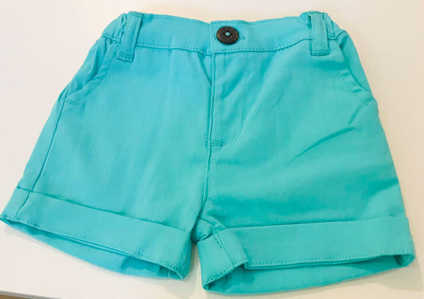 Baby Boy Cotton Shorts - Green