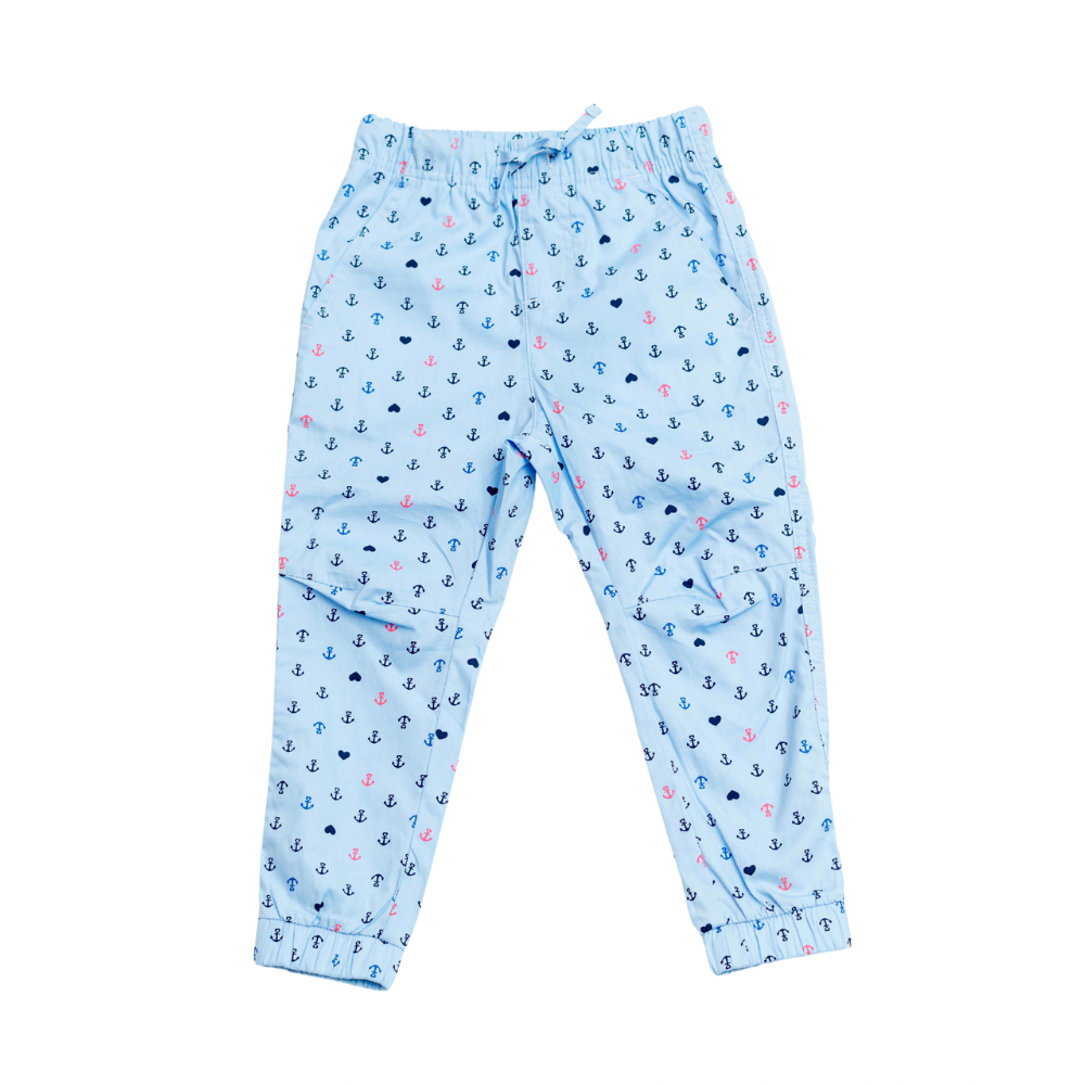 Anchor Full Length Pants - Light Blue