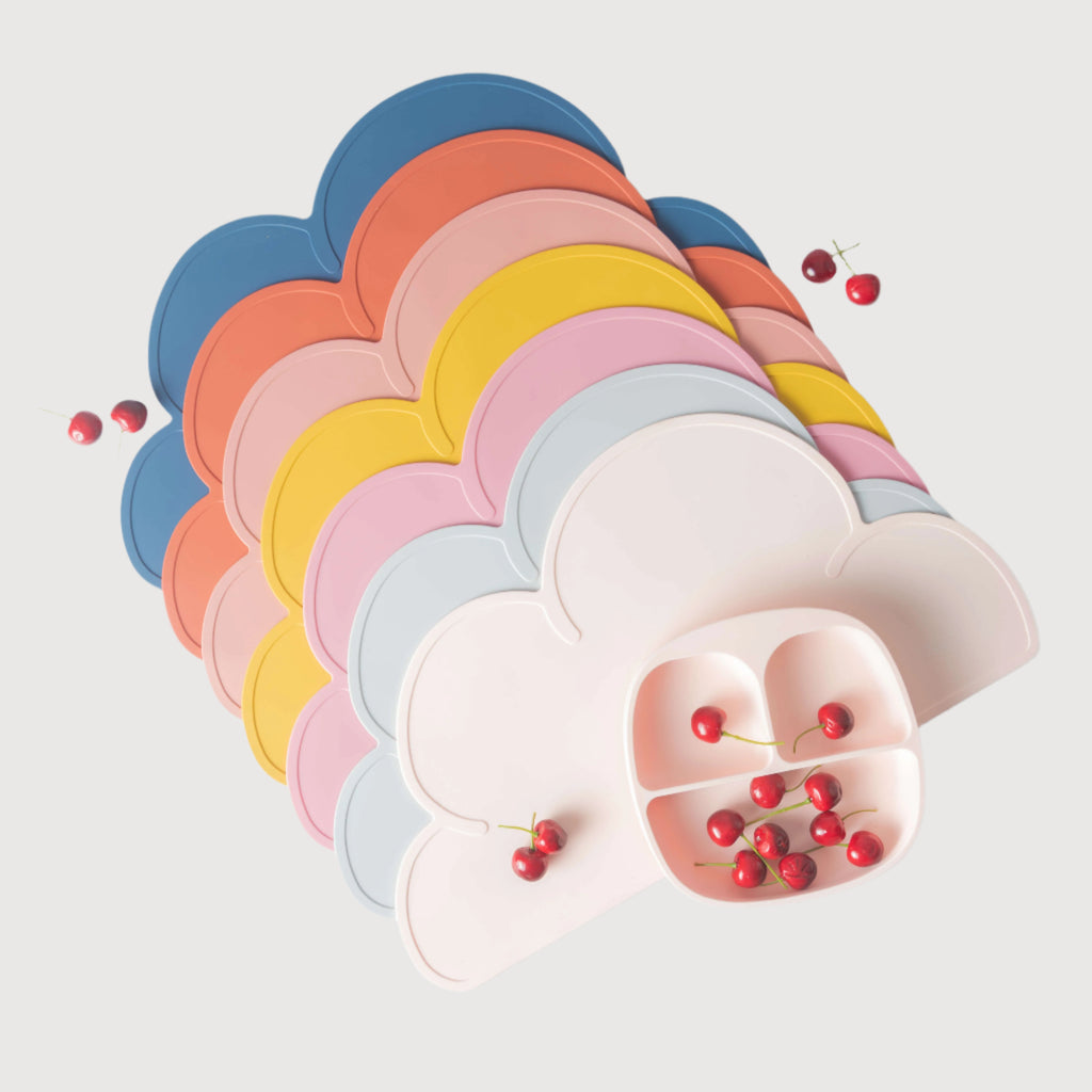 A collection of True silicone cloud mats, BPA-Free designed in light weight and in a compact way to set in almost every surface.