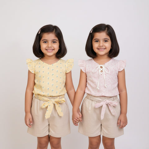 Two girls in coord outfits 