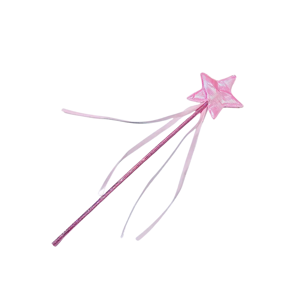 Pink fairy wand with star-shaped top 