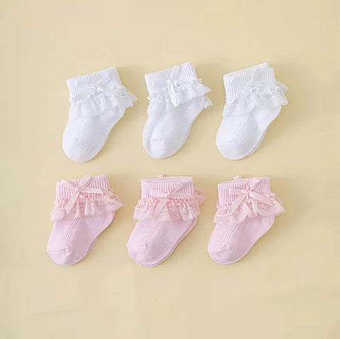 Infant Girl Socks (0-2 Years)