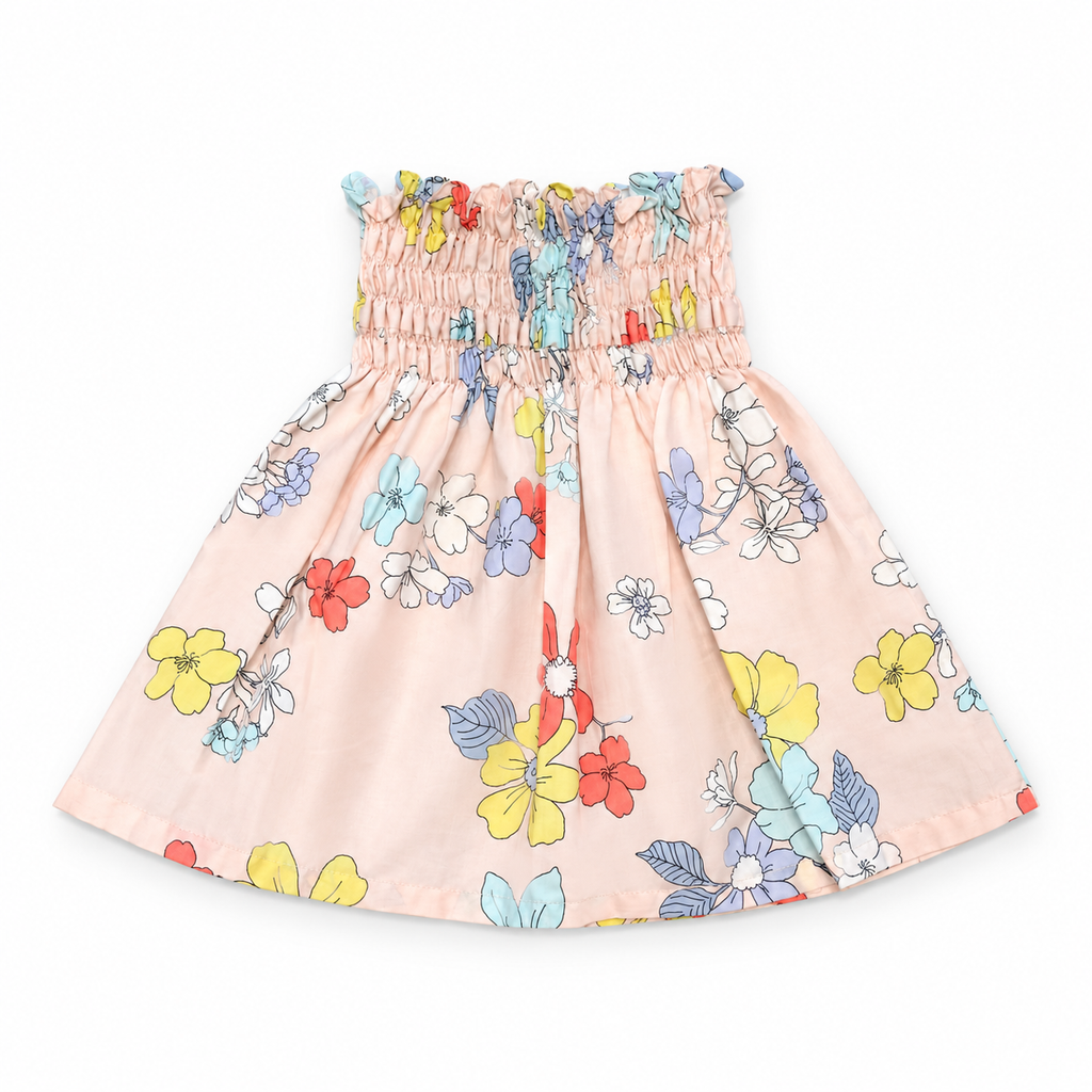 Designed for effortless style and all-day comfort, this sweet floral skirt is a versatile addition to your little one’s everyday wardrobe. 