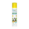 Mamaearth baby sunscreen spray bottle on a white background