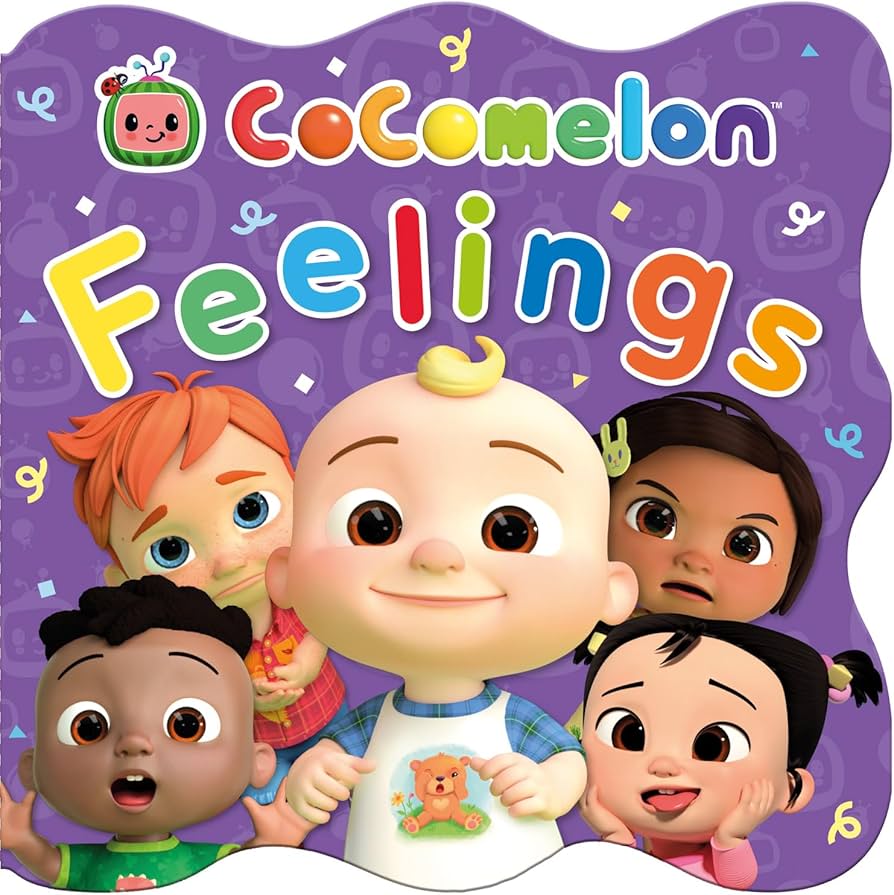Official CoComelon: Feelings: Discover feelings and emotions with JJ and friends [Board book]