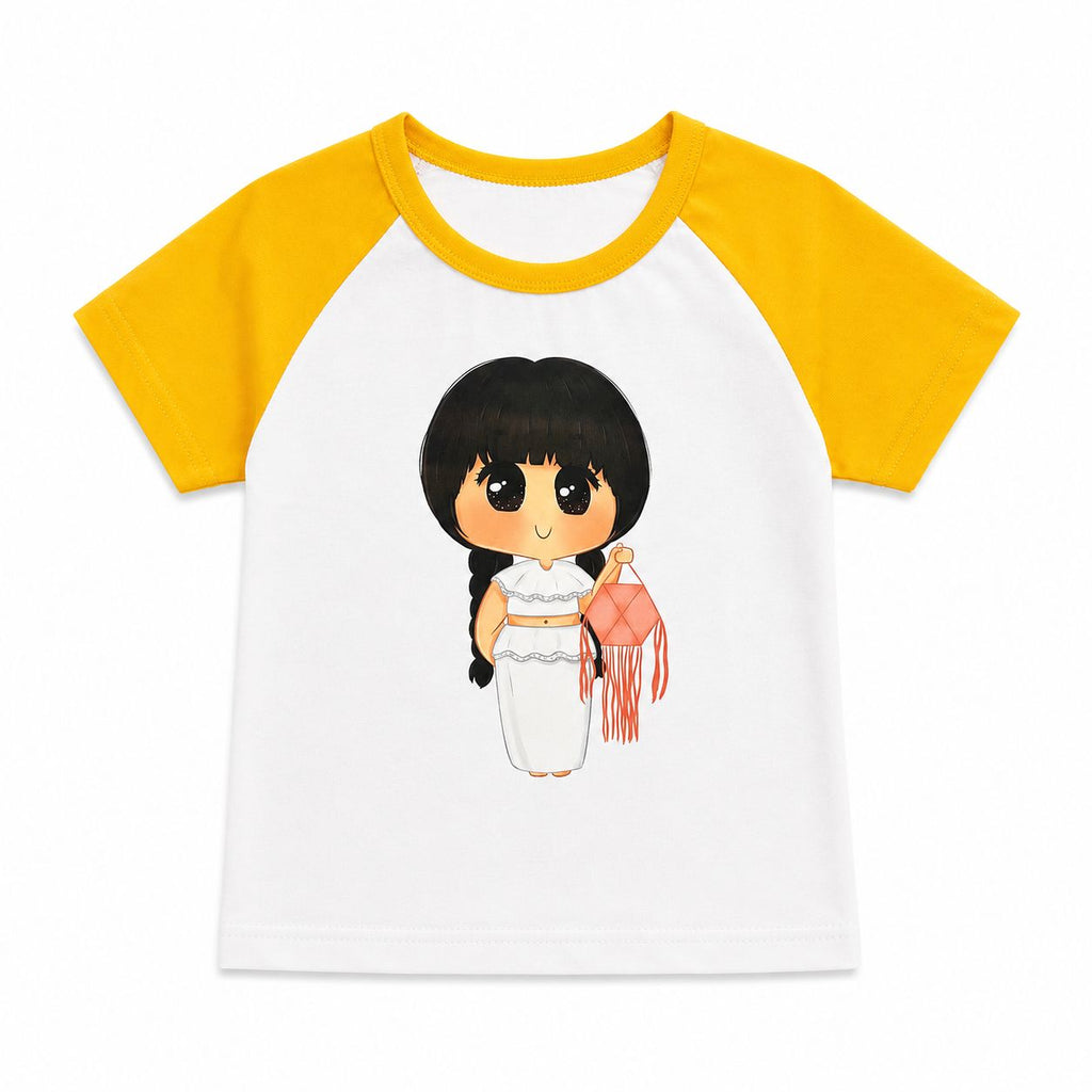 T SHirt design featuring a Princess Holding a Lantern