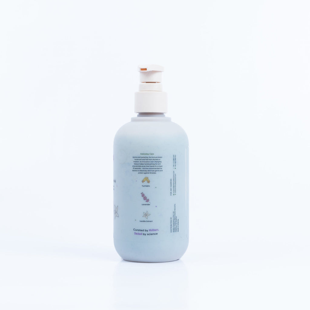 Shishu color changing hands Handwash Contents