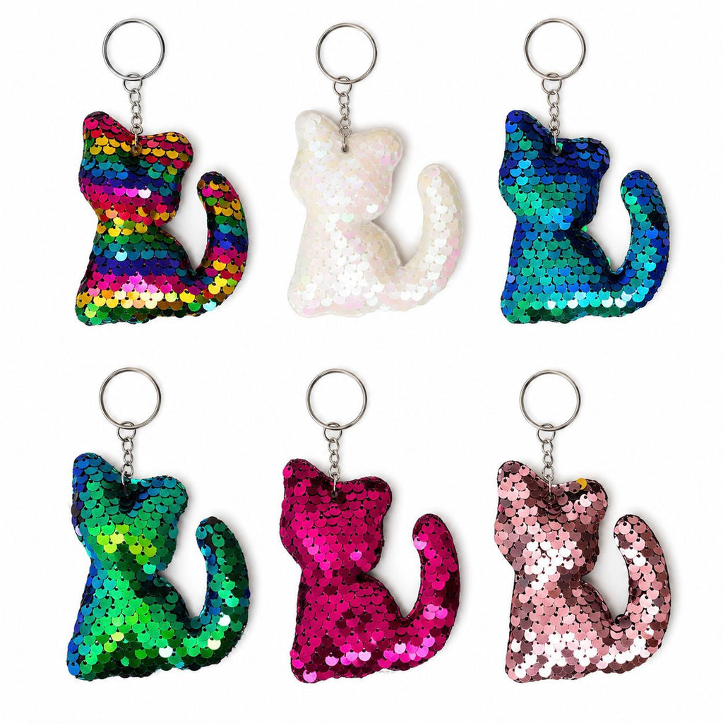 Sequenced Cat Key Chain  