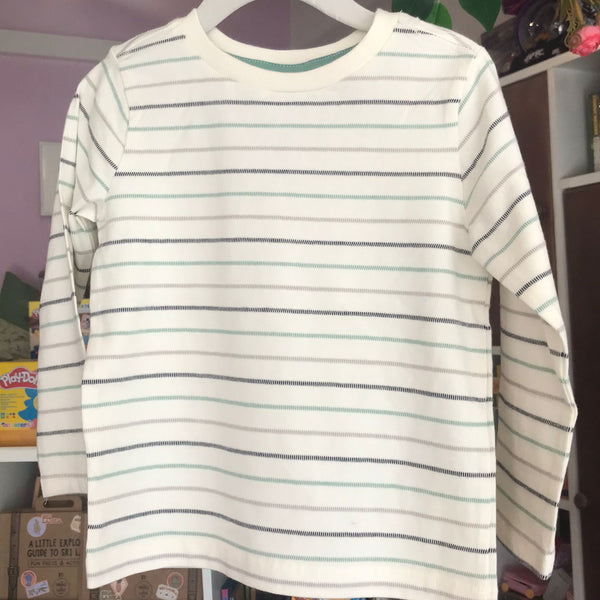 Boys Cotton long sleeves T-Shirt - Stripes
