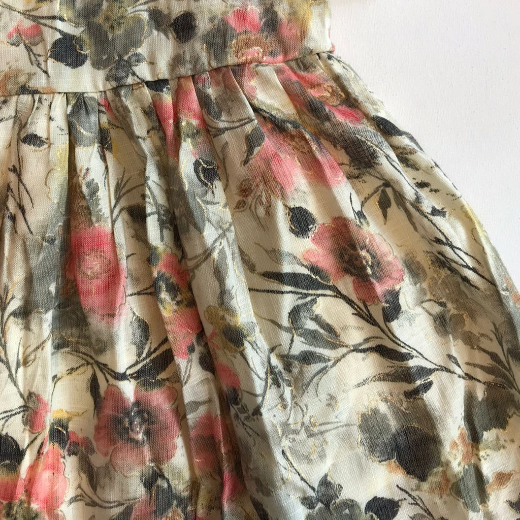 Baby & Kids Cream Velvet Frock