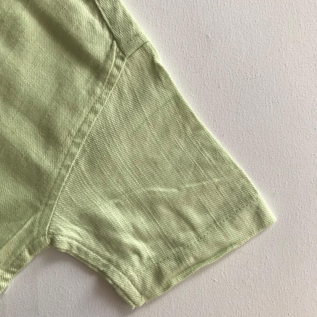 Boys - Green Linen Shirt