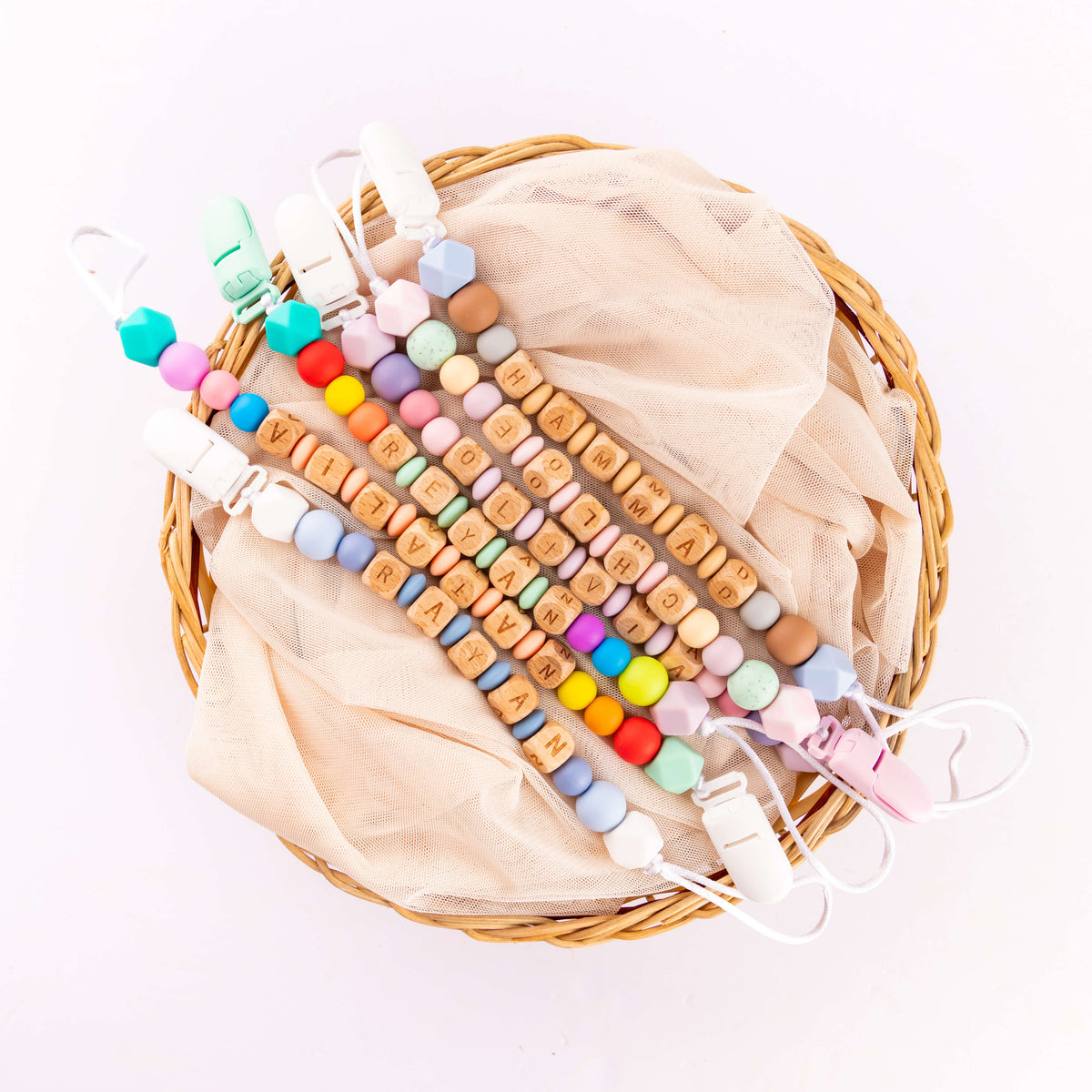 Personalized Beaded Clip – True