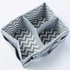 Top View of the Felt Organizer / Diaper Caddy