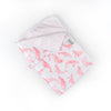 Waterproof Changing Mat - Pink a pink whale printed theme